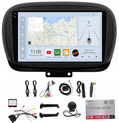 Rádio Navigace Fiat 500 X 2014-2020 Carplay Android Auto 8GB 256GB Sim