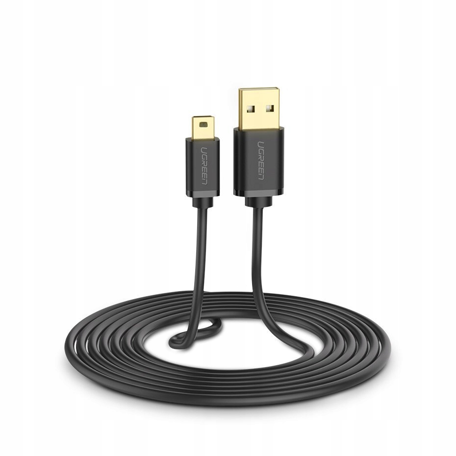 Ugreen kabel przewód USB - mini USB 480 Mbps 3 m c Kolor czarny