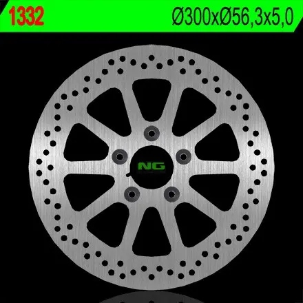 Brzdový kotúč Zadný (300X56,3X5) (5X10,5mm)