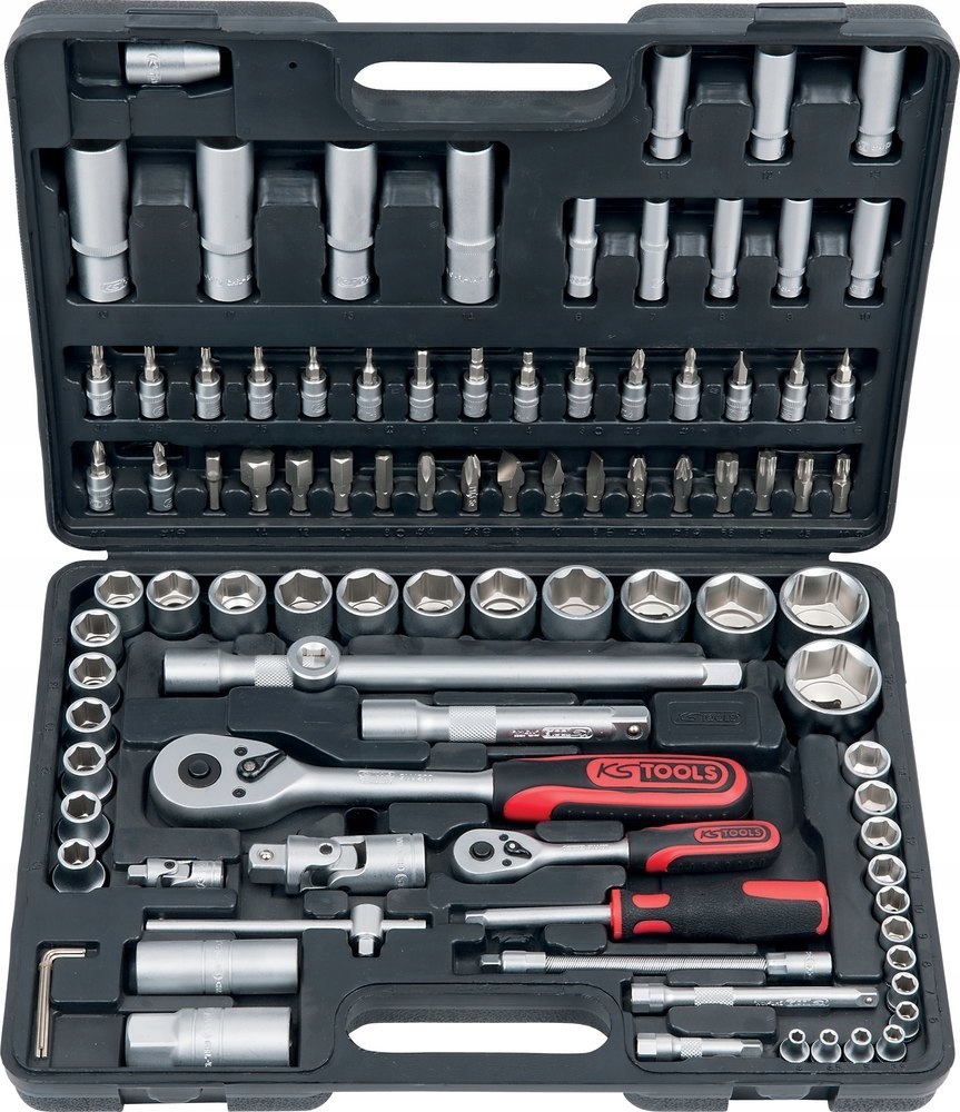 Sada nástrčných kľúčov s račňou 1/4" 1/2", 911.0694 Ks Tools