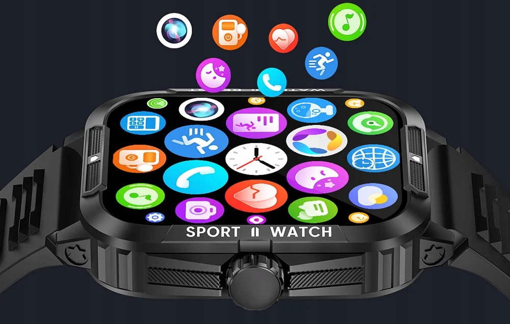 SMARTWATCH COLMI P71 ZEGAREK BLUETOOTH 5.3 IPS IP68 SMART WATCH CZARNY Marka Colmi