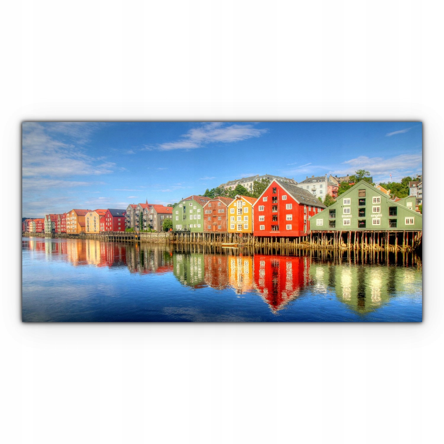 

Obraz canvas na ścianę 120x60 Norwegia Domy Miasto