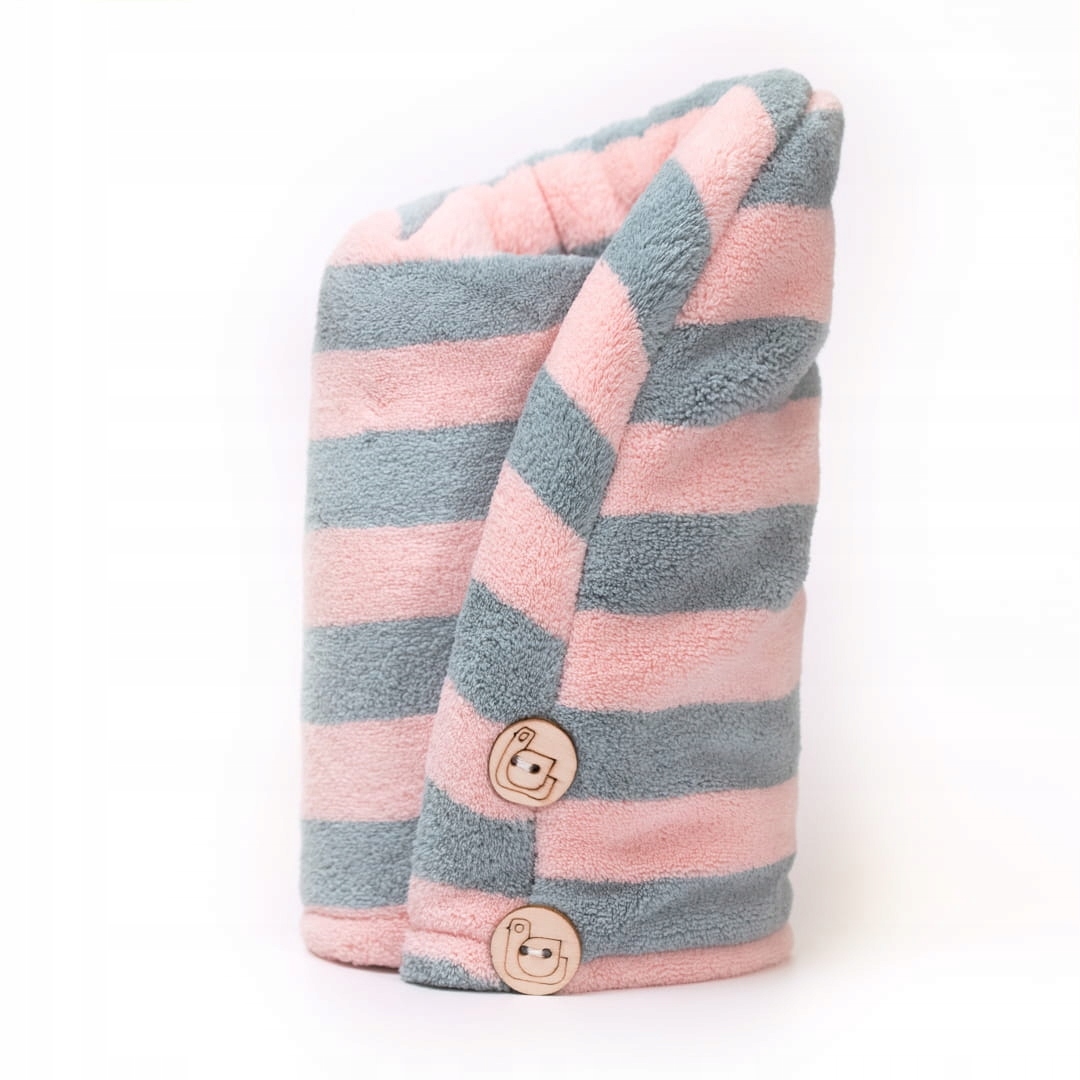 

Tms Ręcznik Do Włosów Z Mikrofibry Pink Grey