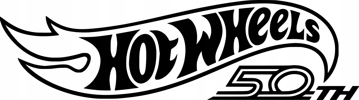 

Naklejka na samochód auto, Hot Wheels logo 25cm