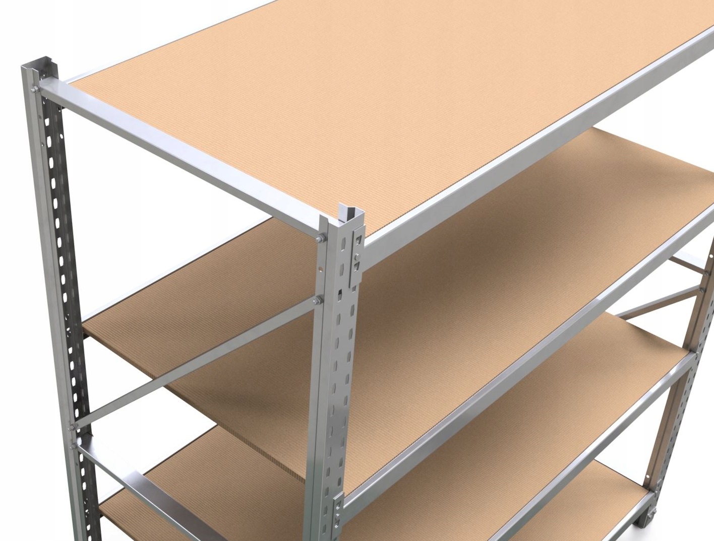 REGAŁ METALOWY GARAŻ PIWNICA MAGAZYN 200X180X60 Głębokość produktu 60 cm