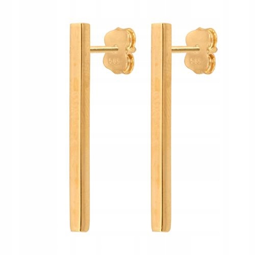 Náušnice ze zlata 585 ks jako dárek k Valentýnu pro milovanou osobu