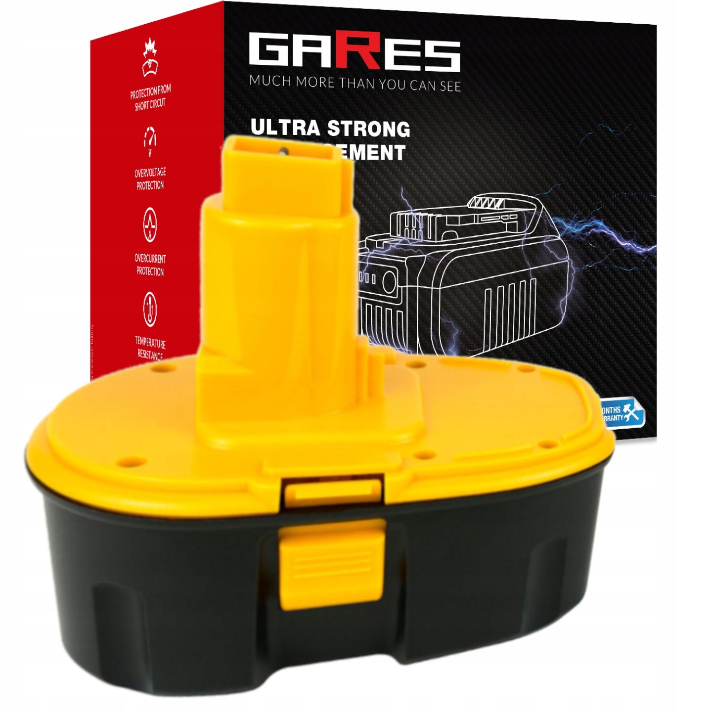 Baterie Akumulátor pro Dewalt DE9098 DE9096 DE9039 DW9095 18V 3Ah