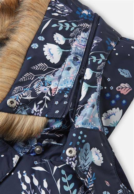 Kurtka reima zimowa Reimatec, Muhvi, Dziewczynki Kolor niebieski