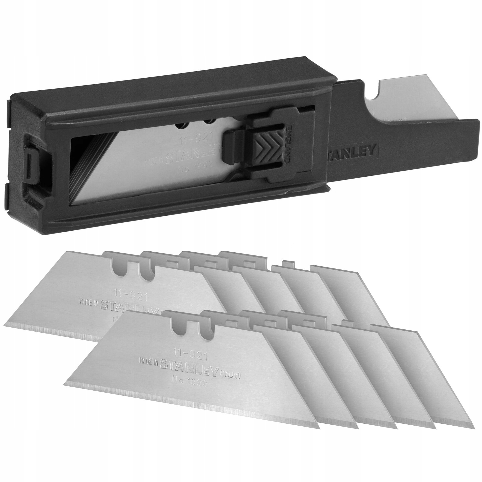 Stanley Ostrza Trapezowe typ 1992 62mm 10szt w kasetce 2-11-921 11-921