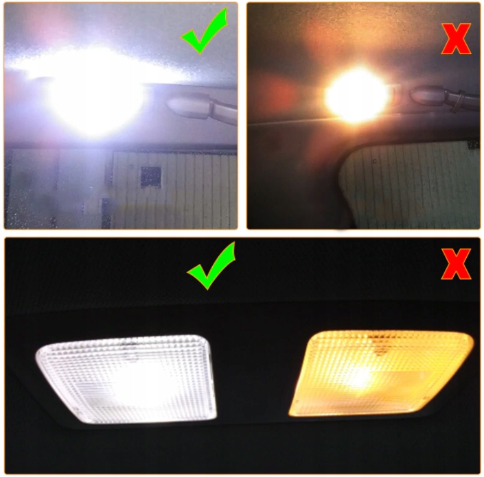 Żarówki C5W/C10W/C3W 36mm Led C5W Rurka CAN Typ żarówki C5W