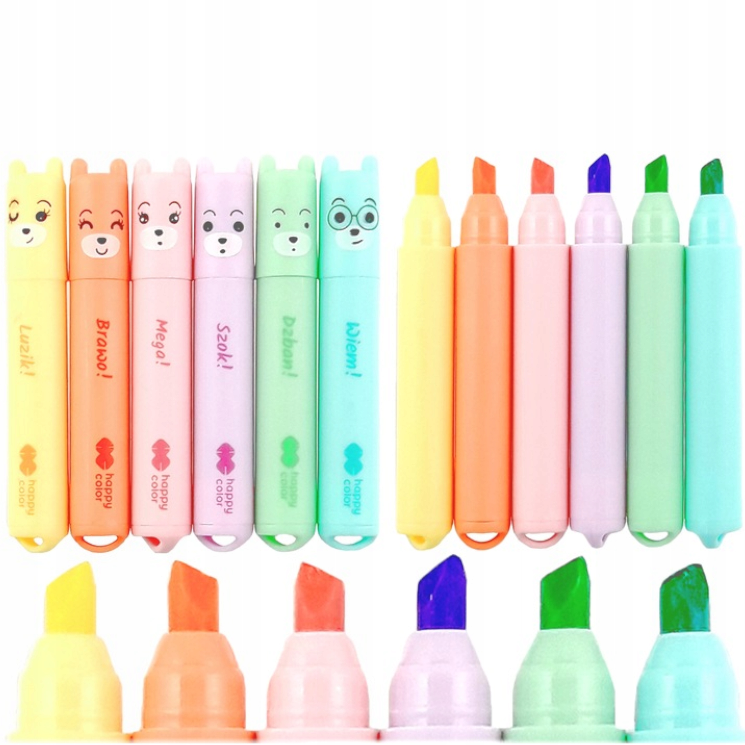 

Zakreślacze pastelowe Happy Color mini Feelingi 6k
