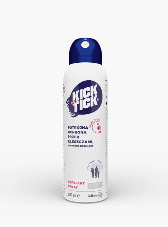 Kick the Tick Max Repelent Plus 200ml dzieci >3lat 200ml NOWA SERIA