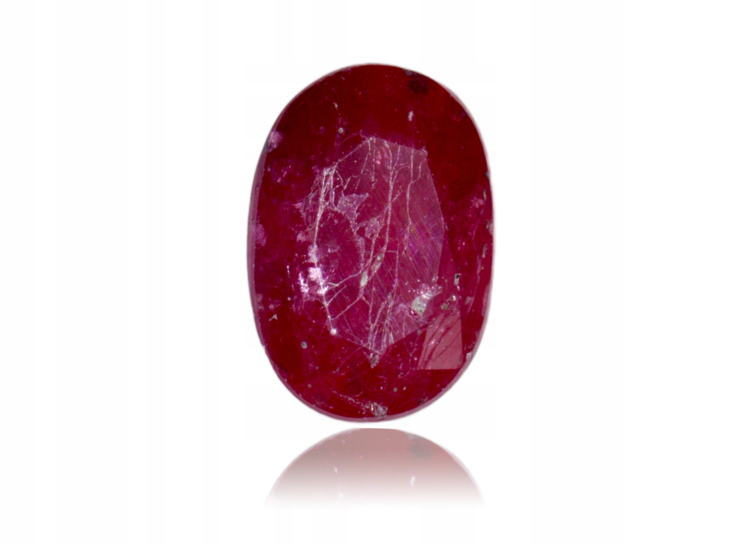Rubín 0.75ct Ovál Myanmar eCertifikát Wbd