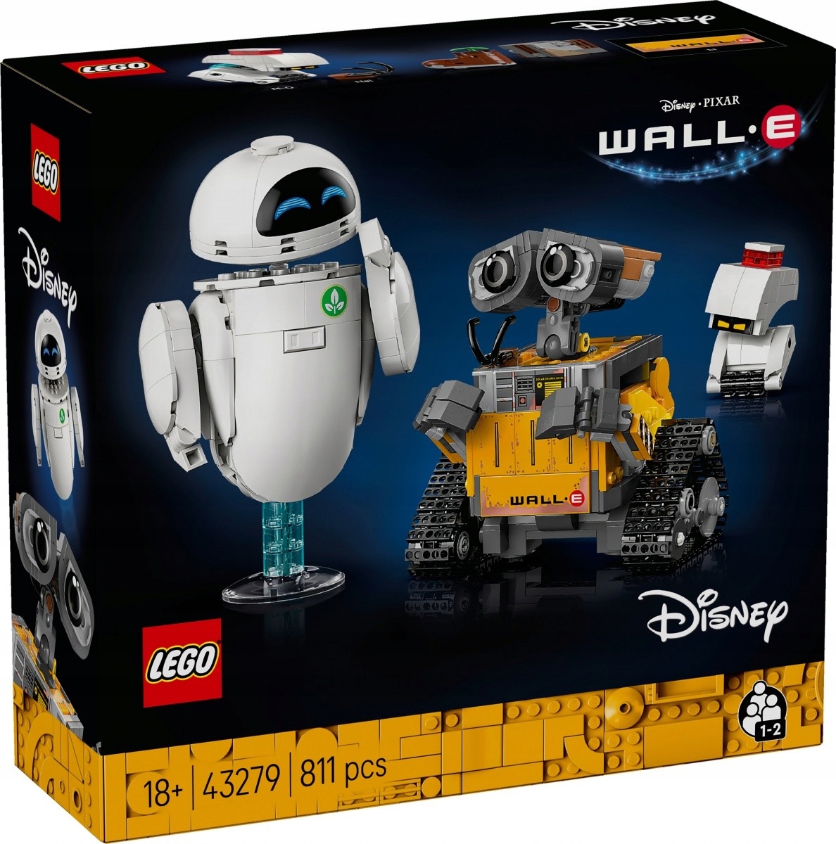 Lego Stavebnice Disney Pixar 43279 Wall-e a Ewa