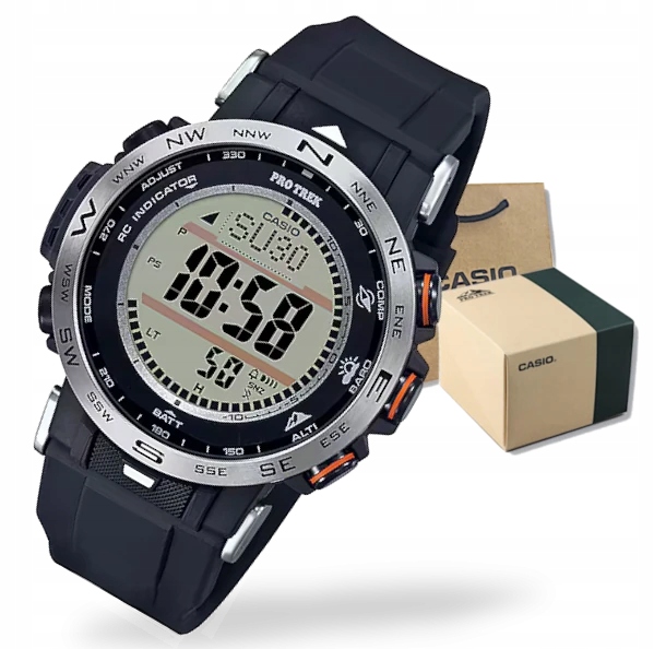Sportovní pánské hodinky Casio ProTrek s kompasem PRW-30 Solar +Box Gravírování