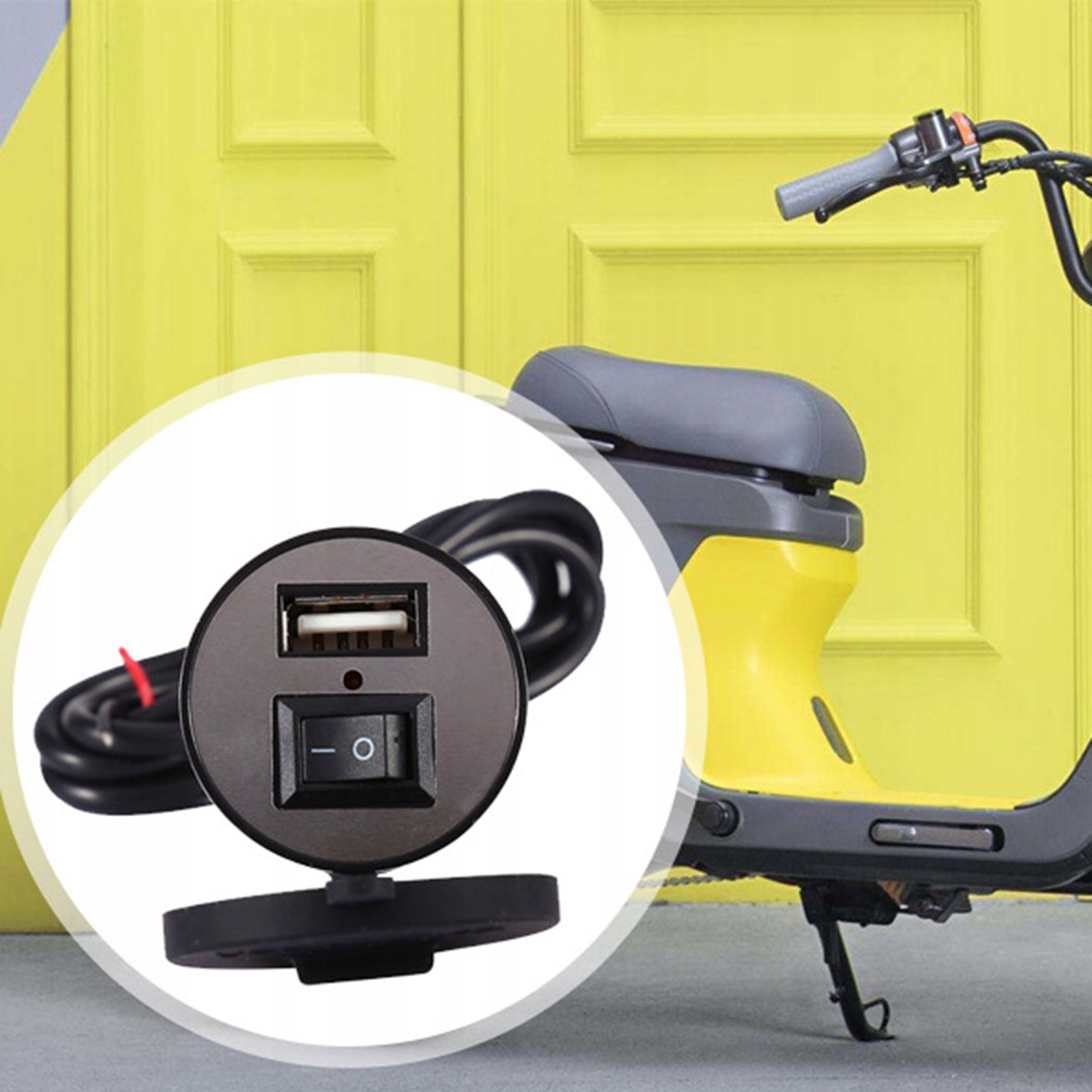 ŁADOWARKA USB DO MOTOCYKLA NA KIEROWNICĘ Producent inny