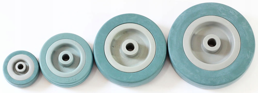 KOŁO PLASTIKOWE SZARE 50 mm otwór fi 7 mm Kod producenta KAT00594