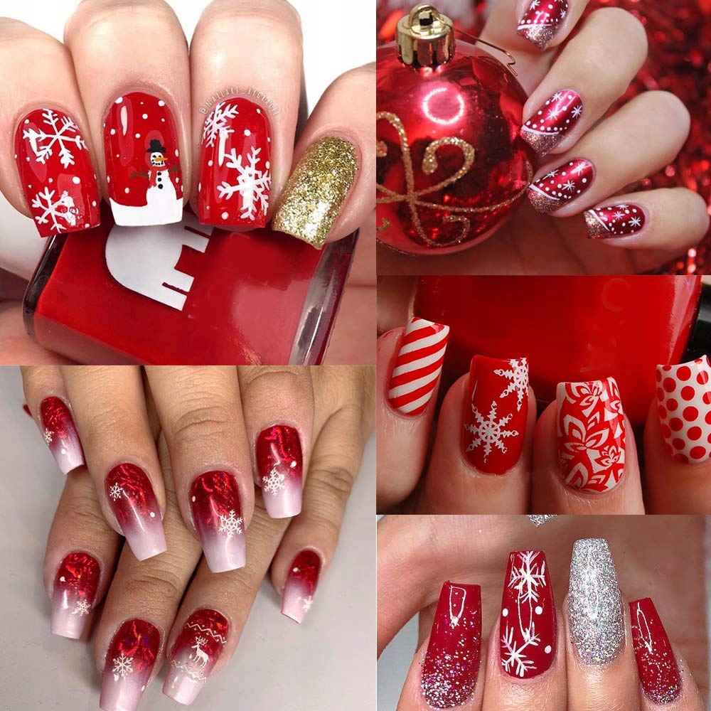 BLASZKA DO STEMPLI PAZNOKCI PŁYTKA ŚWIĄTECZNA GWIAZDKI CHOINKA STZ-M09 Marka Rel