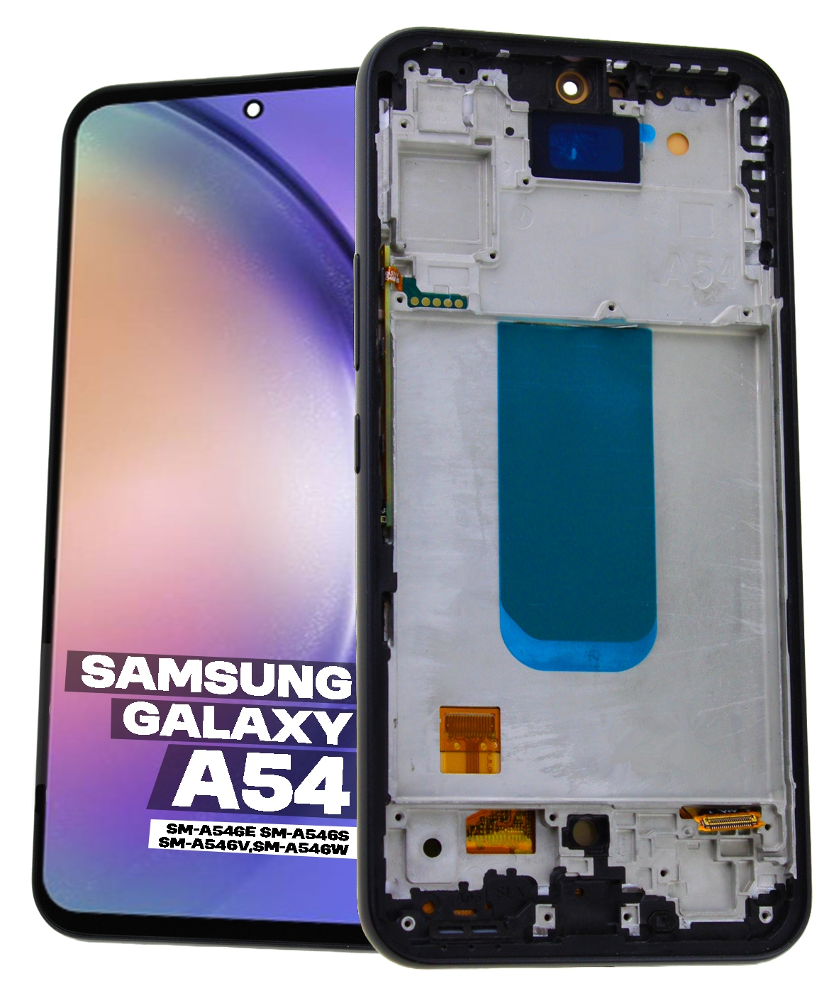 LCD displej Dotykový displej pro Samsung Galaxy A54 5G Oled s černým rámečkem
