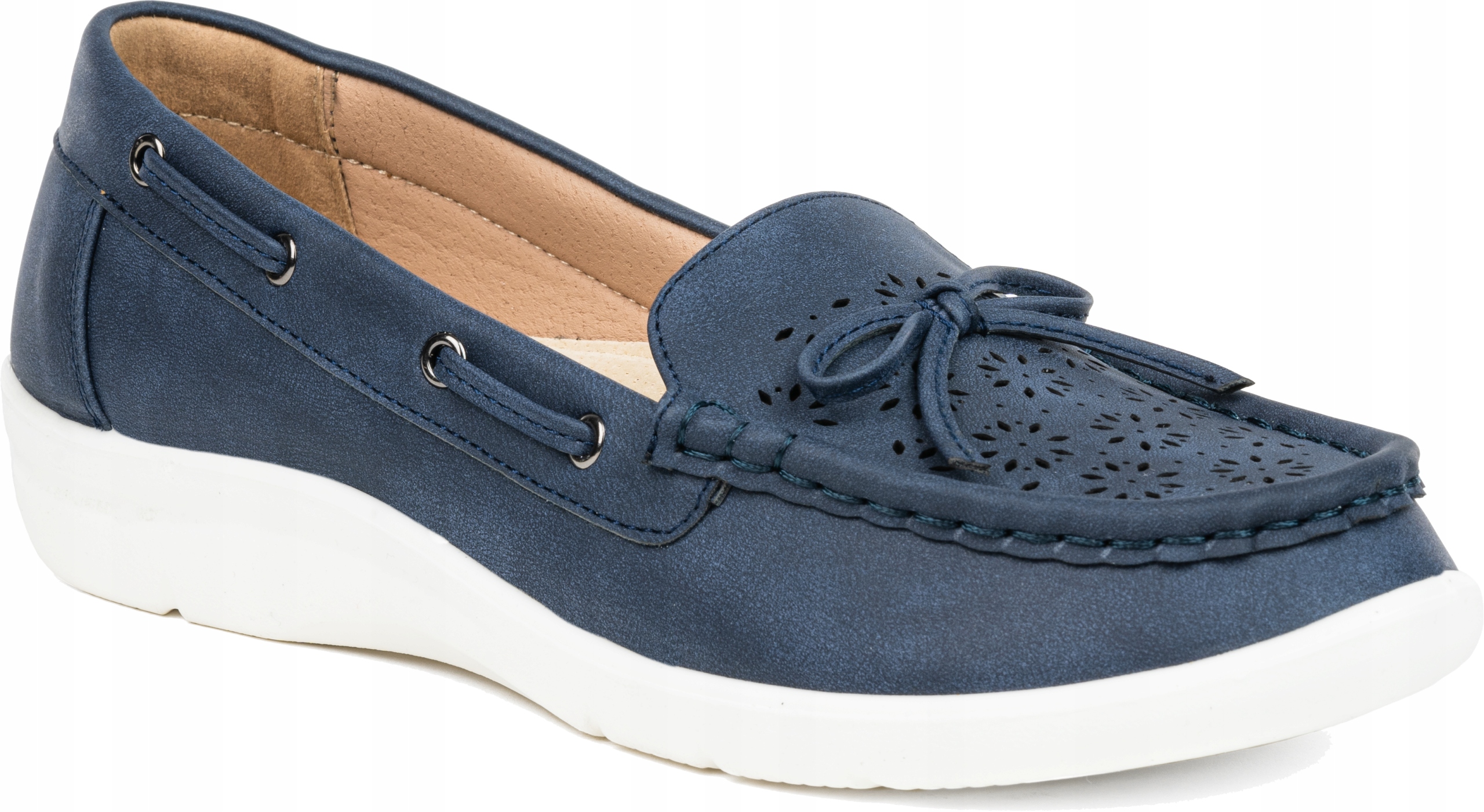 Dámské mokasíny vč. Kůže lehké Tuhost H pohodlné Wojtyłko 41