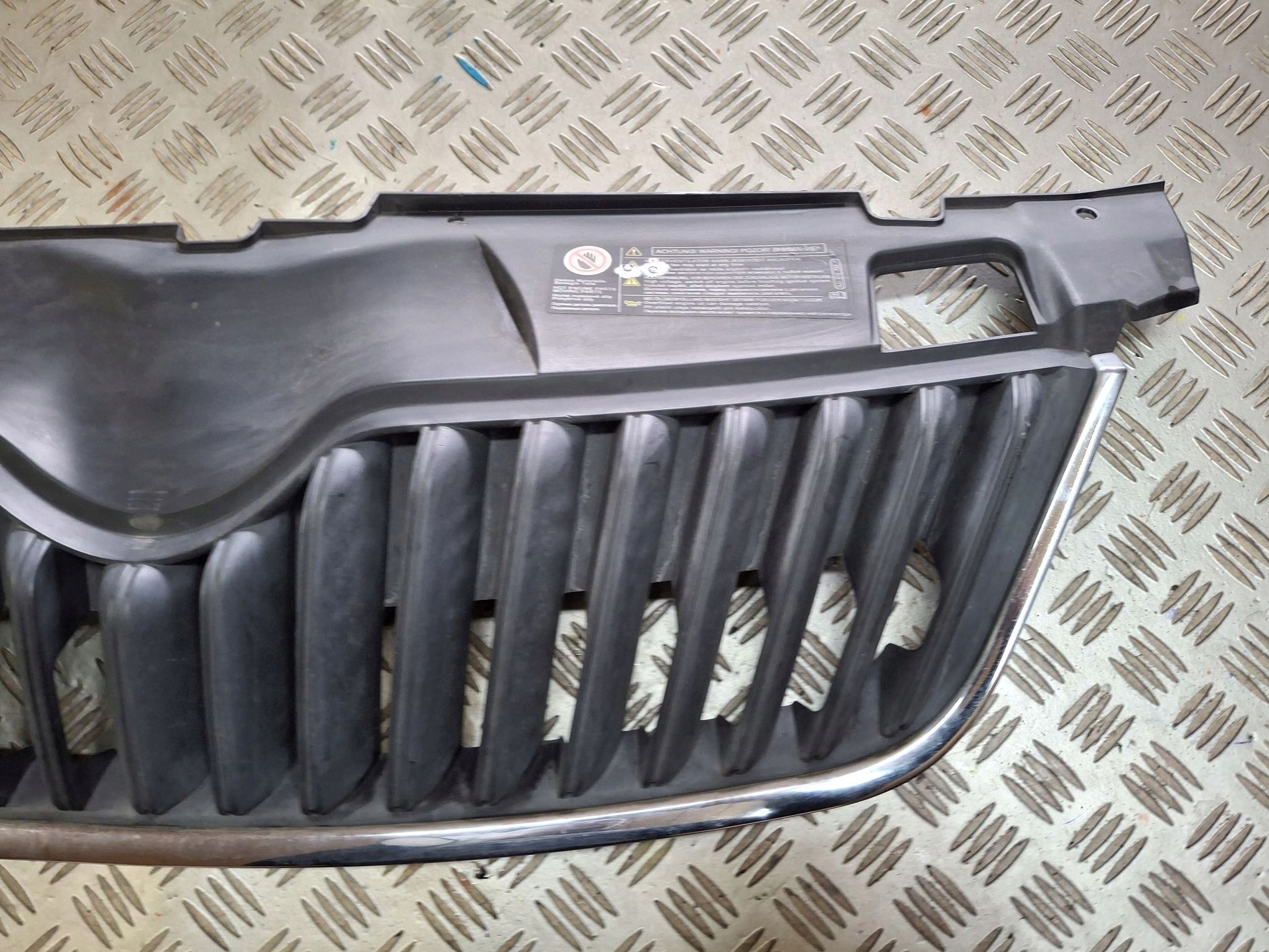 Grille SKODA FABIA II LIFT 2010R->