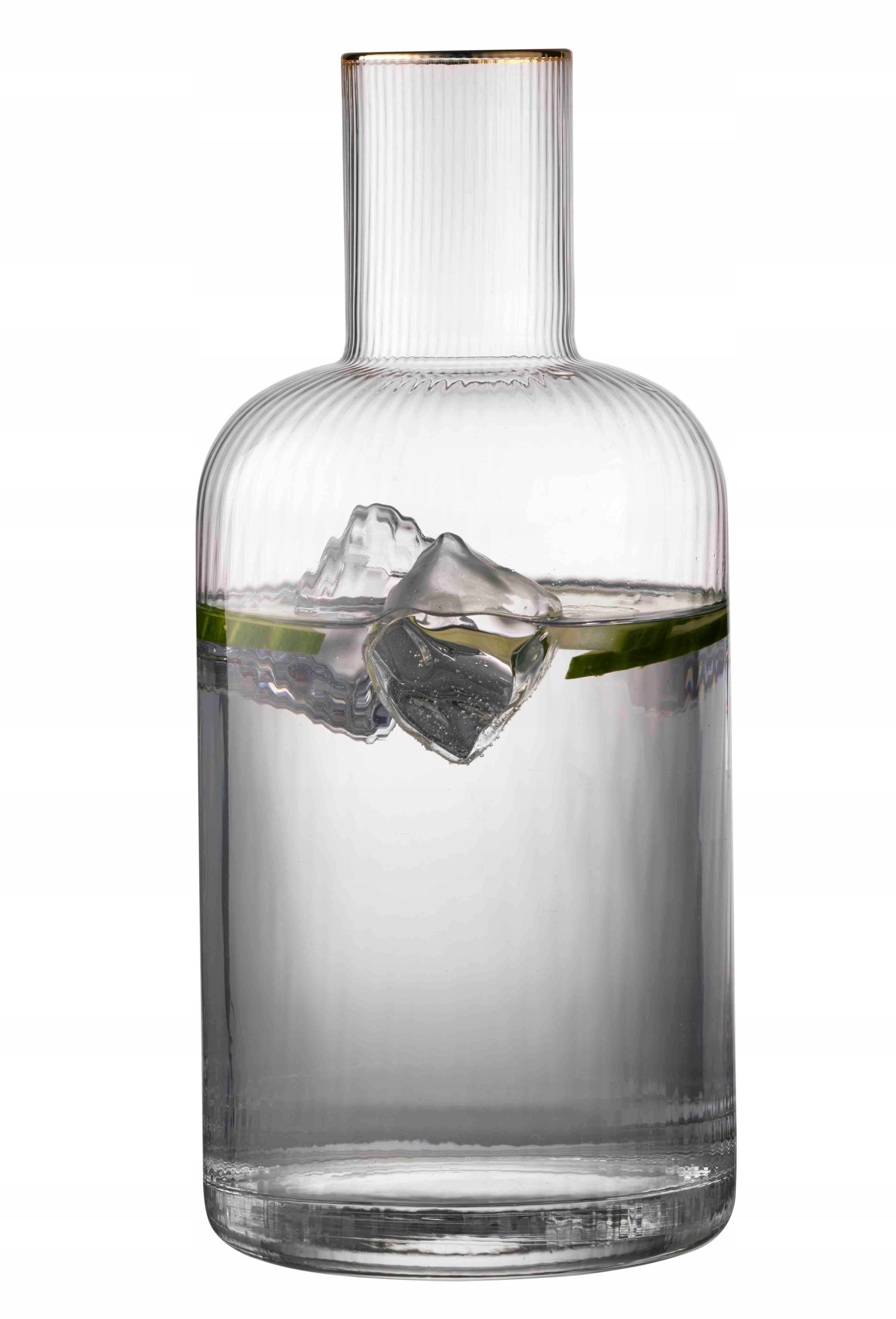 Lyngby Glass Palermo Karafa na vodu 1,5 l Zlatá