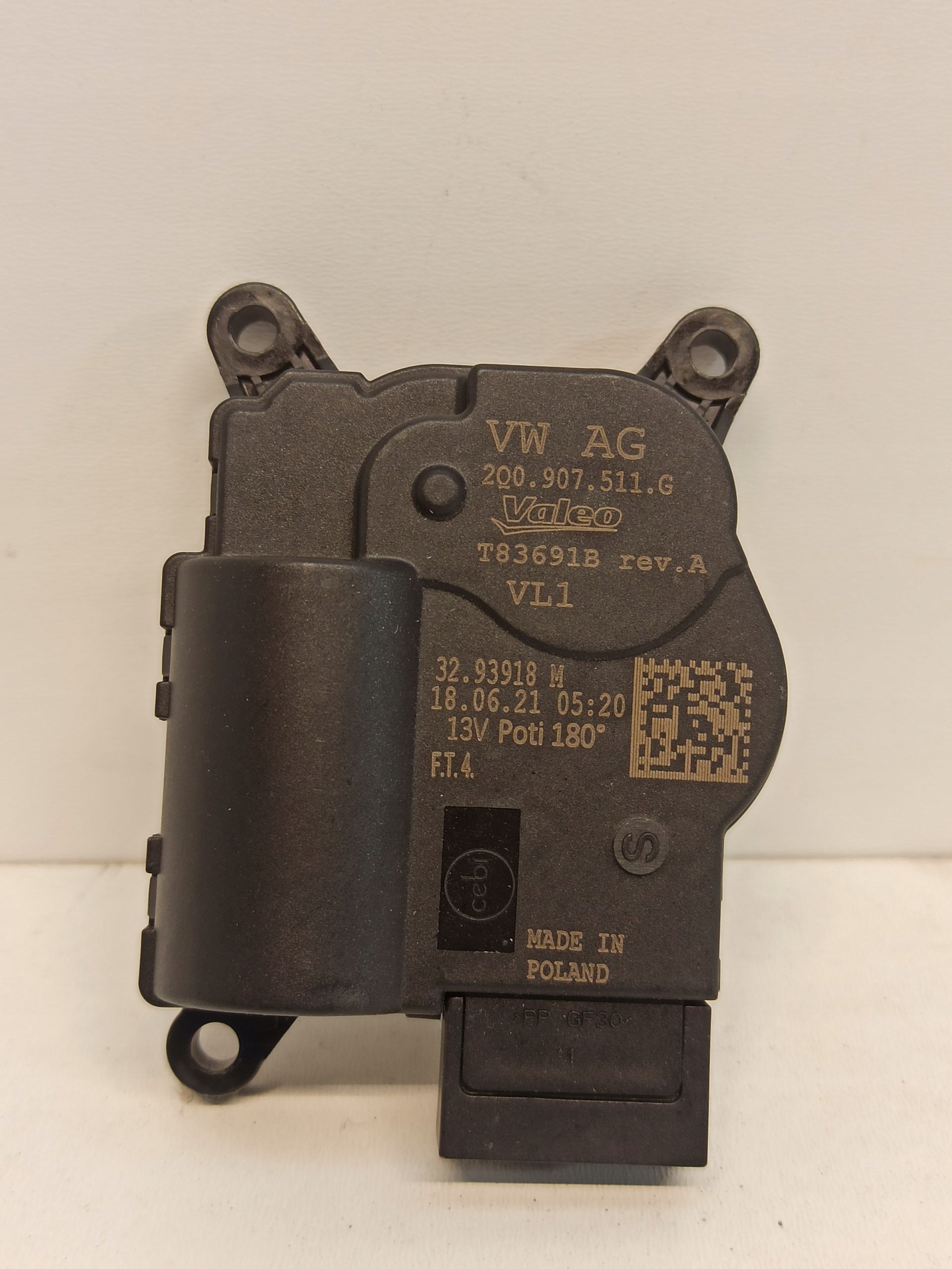 Motorek Nastavovač Ohřívače Audi Seat Skoda Vw 2Q0907511G Originál