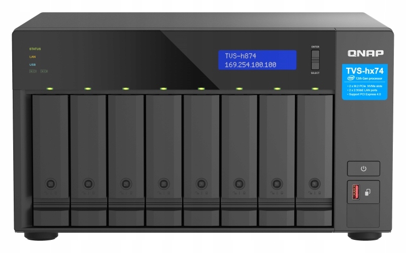 Nas server pre súbory Qnap TVS-h874-i5-32G Intel i5