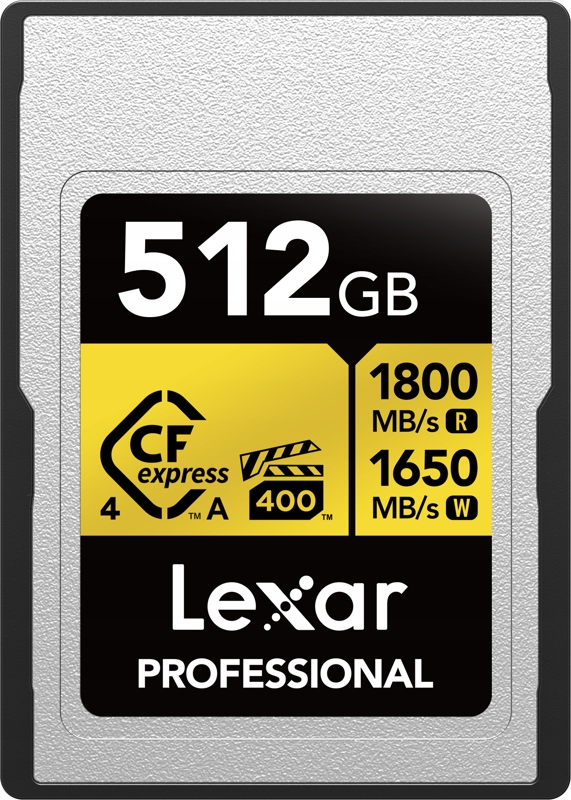 Paměťová karta Lexar CFexpress 4.0 Gold 512 Gb typu A (R1800/W1650)