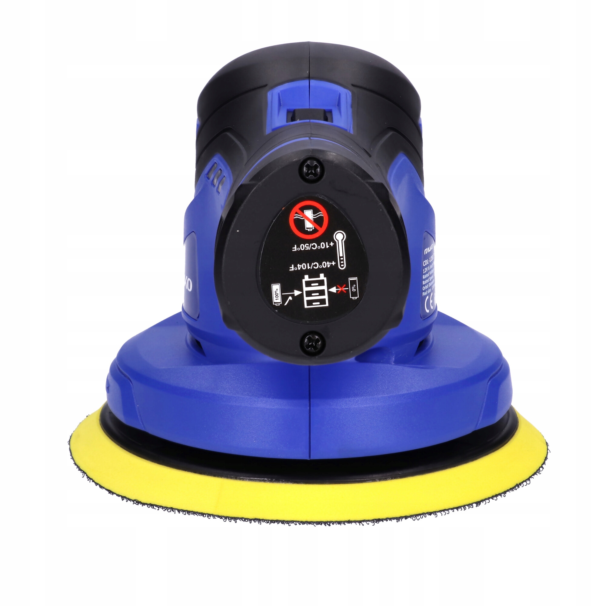 POLERKA AKUMULATOROWA SAMOCHODOWA 12V +GĄBKA 150mm Zasilanie akumulatorowe