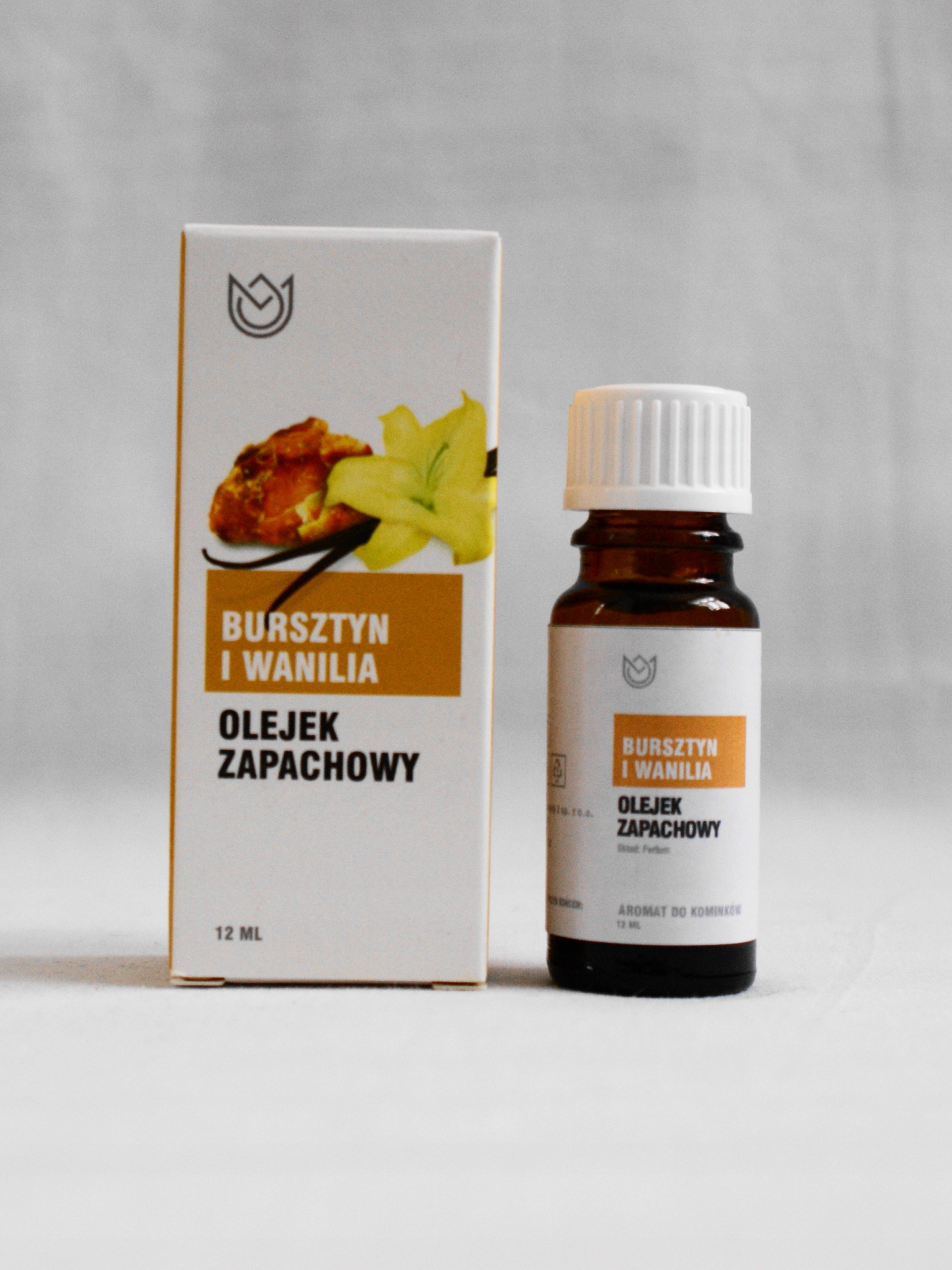 Olejek zapachowy Bursztyn i wanilia Marka Naturalne aromaty