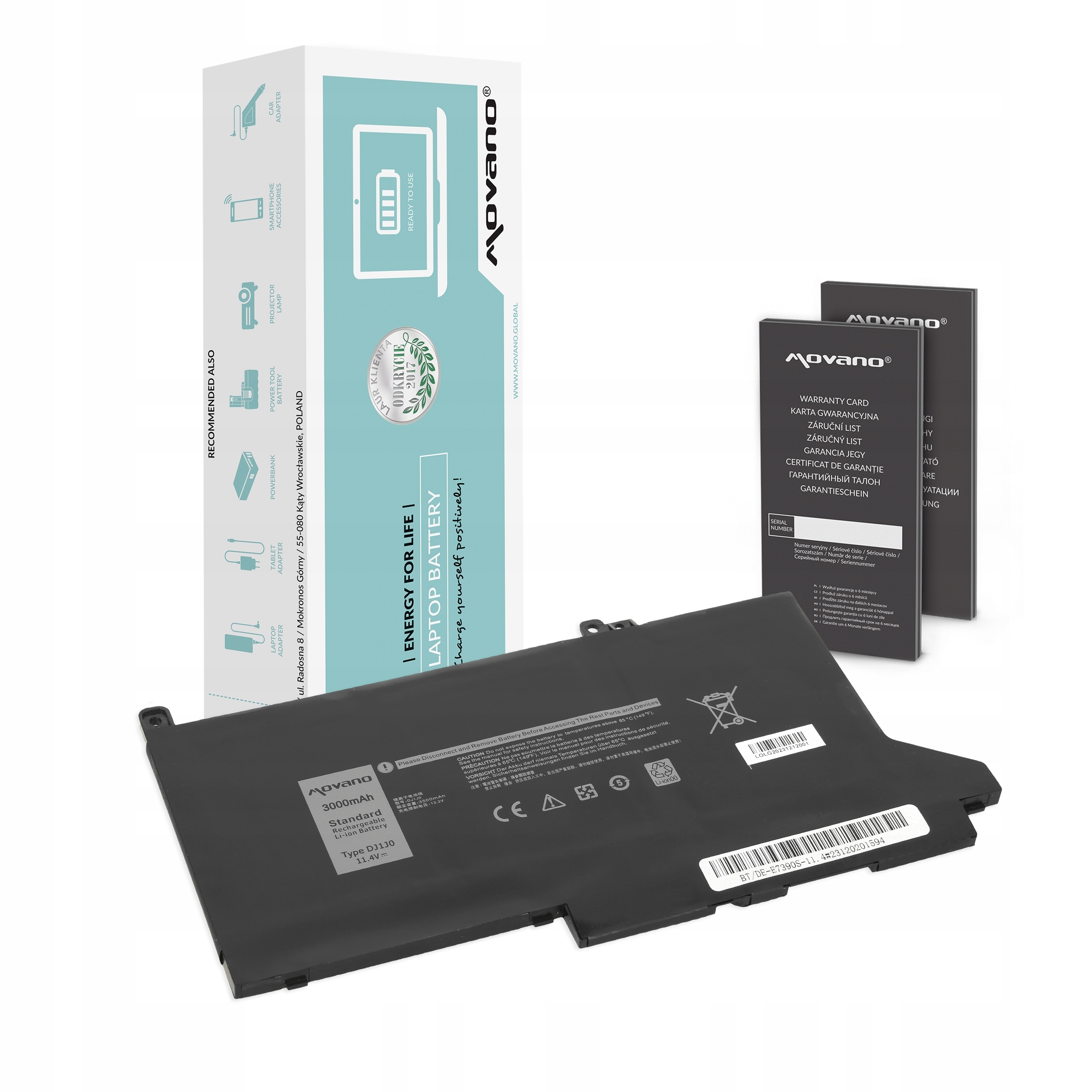 Bateria do Dell DJ1J0 C27RW 0G74G 0NF0H 7280 7290 7380 7390 7480 7490