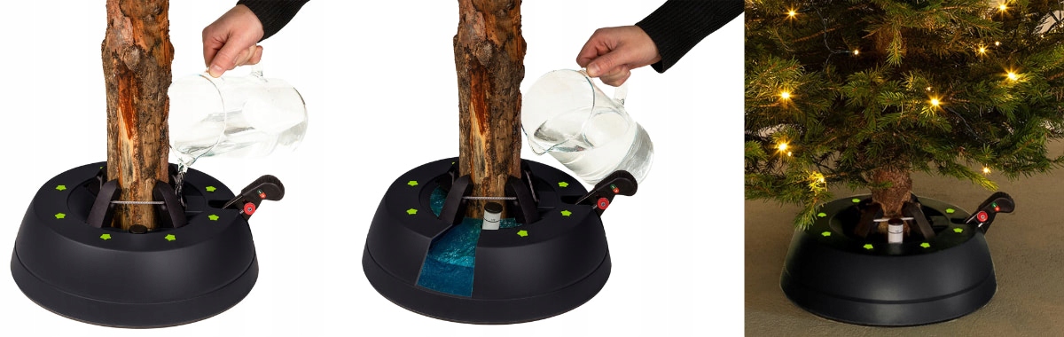 STOJALO ZA BOŽIČNO DREVO SAMOZATEGOVALNO VELIKO ZA ŽIVO BOŽIČNO DREVO DO 2 M Premer stojala 35 cm