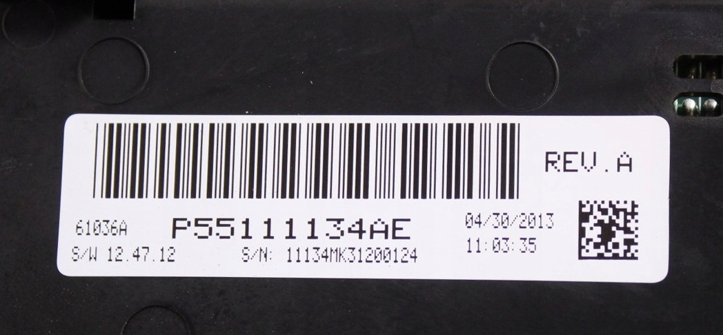 PANEL KLIMATYZACJI COMPASS I 13r LIFT 55111134AE Typ samochodu 4x4/SUV Samochody osobowe