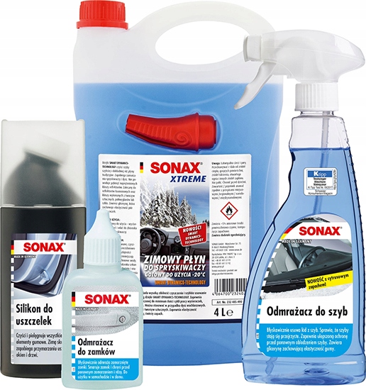

Sonax Zestaw Odmrażacz Do Szyb Zamków Płyn Zimowy