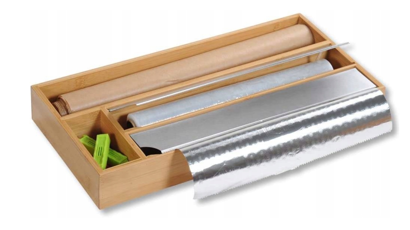 KESPER pojemnik wkład na folię obcinarka bambus XL