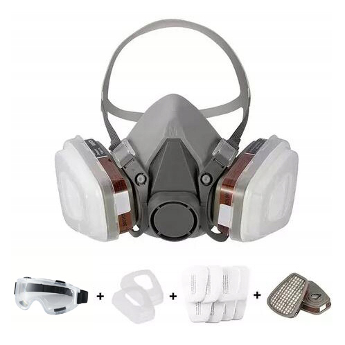 MASKA OCHRONNA PÓŁMASKA ODDECHOWA 6200 MASKA GAZOWA PÓŁMASKA TWARZOWA