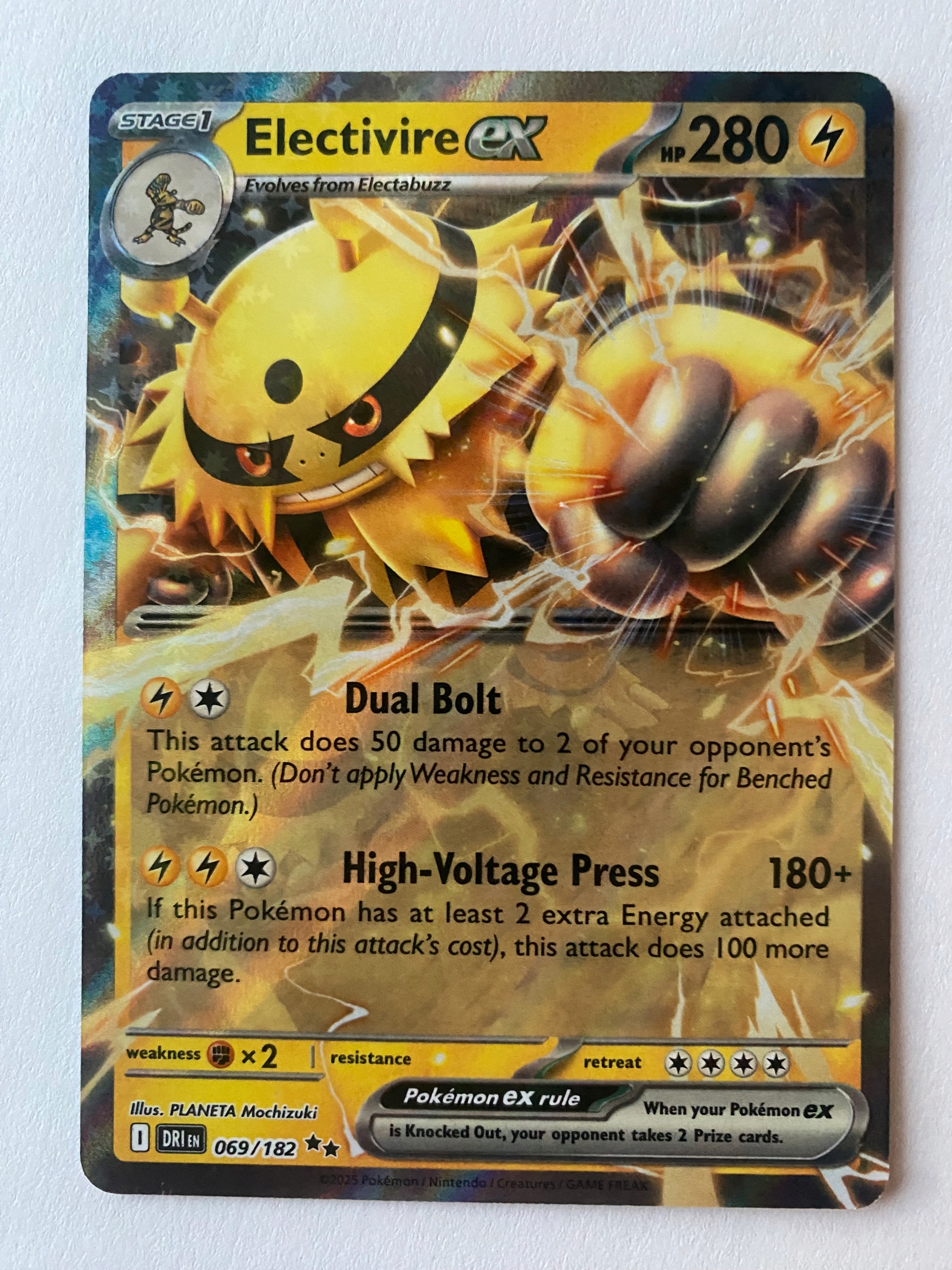 Karta Pokemon: Electivire ex (DRI 069) / Destined Rivals