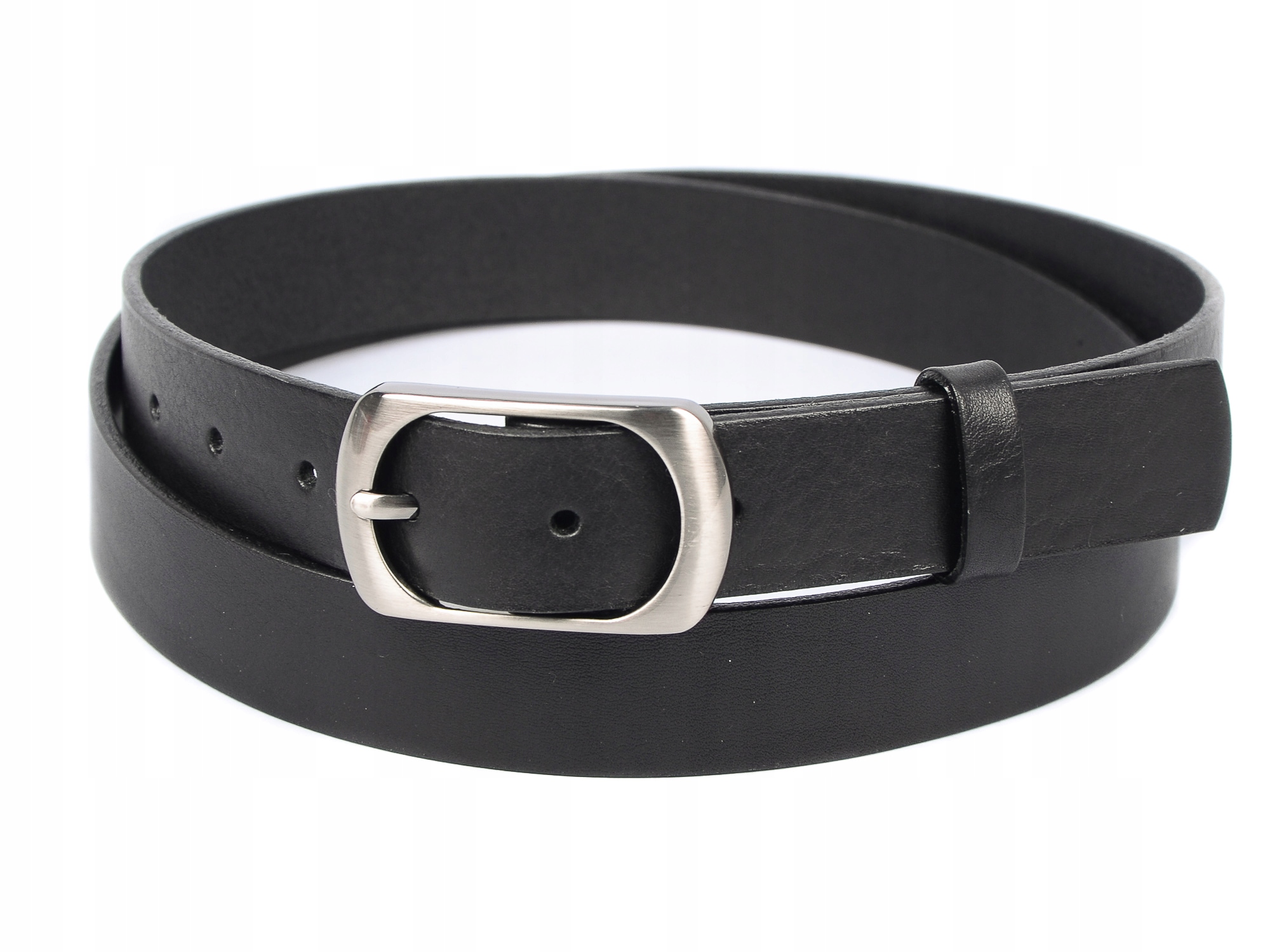 

XXL 160 cm Damski Pasek - Skóra Natur. - 3 cm - Pl