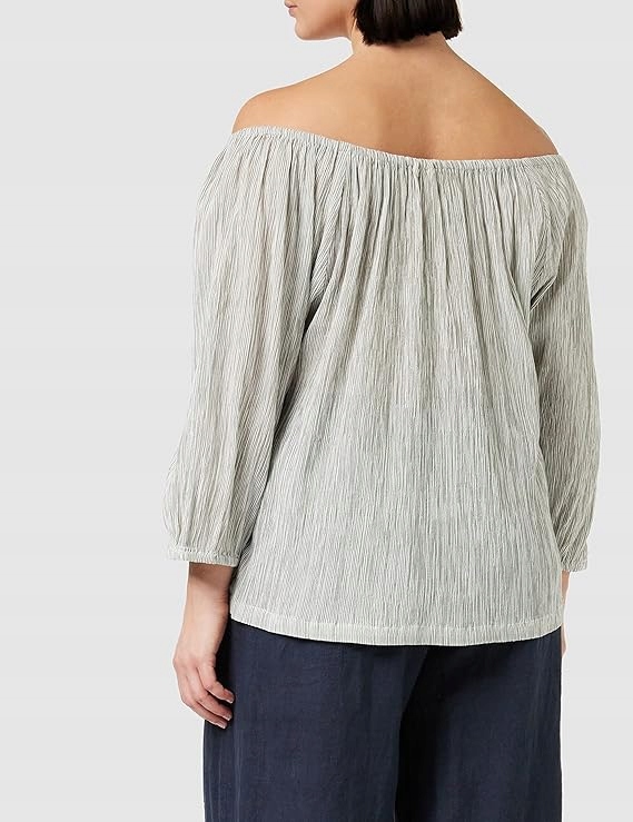 Part Two Španělská Halenka S Nařasením 3/4 Rukáv Bavlna 46 6FA