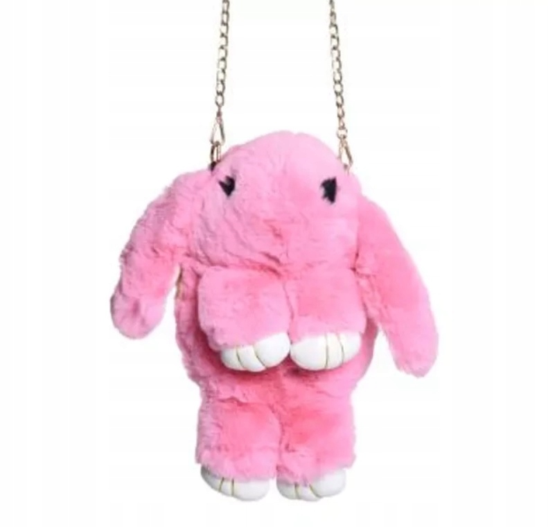 PLECAK KRÓLIK PLECACZEK PLUSZOWY TOREBKA ŁAŃCUSZEK Marka bez marki