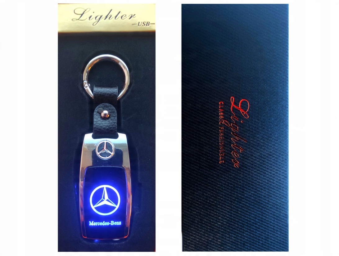 

Brelok Samochodowy Mercedes Zapalniczka Led