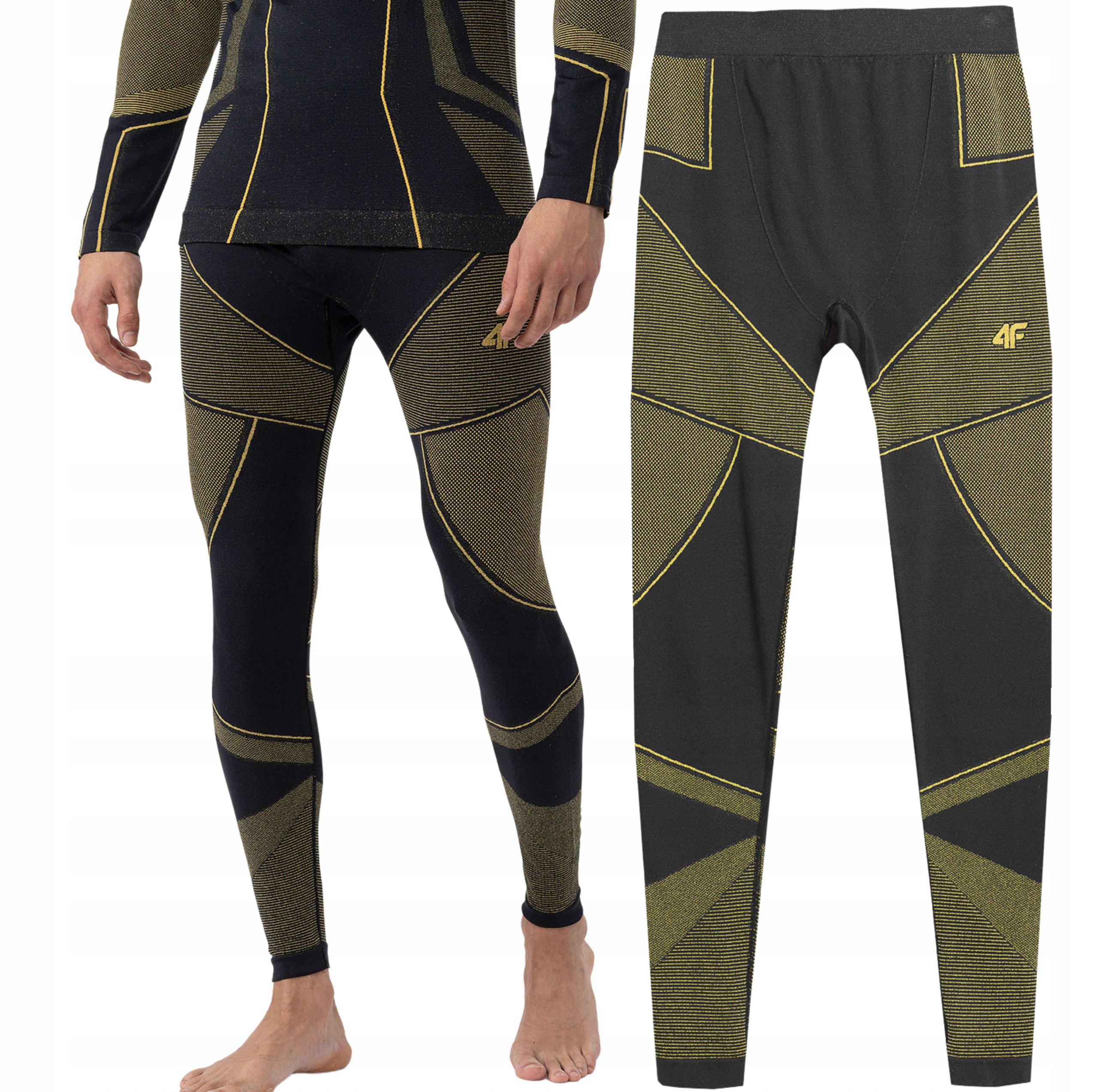 Bielizna termoaktywna 4F Legginsy Bezszwowa USEAM106 XXL/3XL