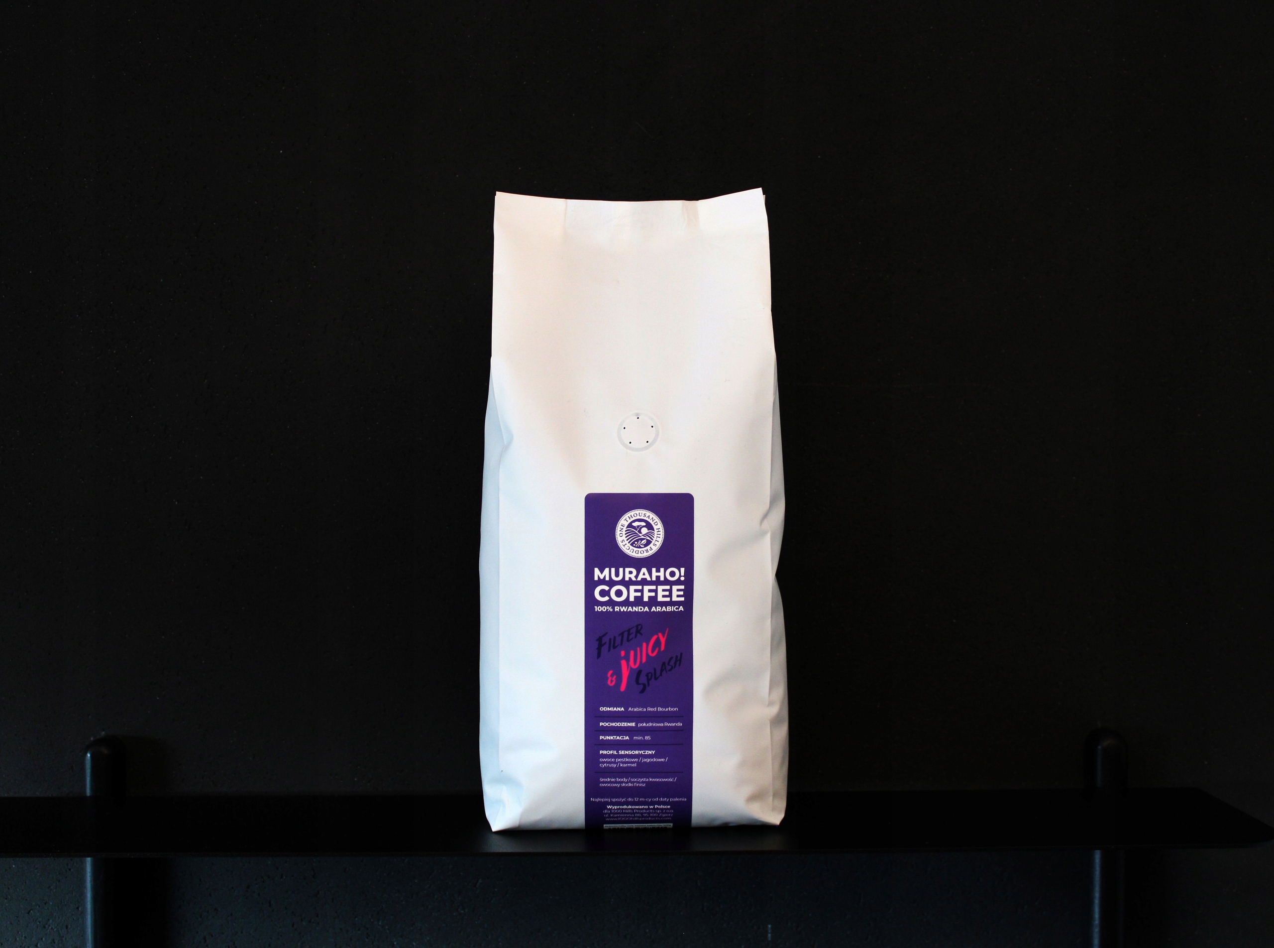 Levně Muraho Káva Filtrovaná a šťavnatá káva Splash Specialty Rwanda 1kg