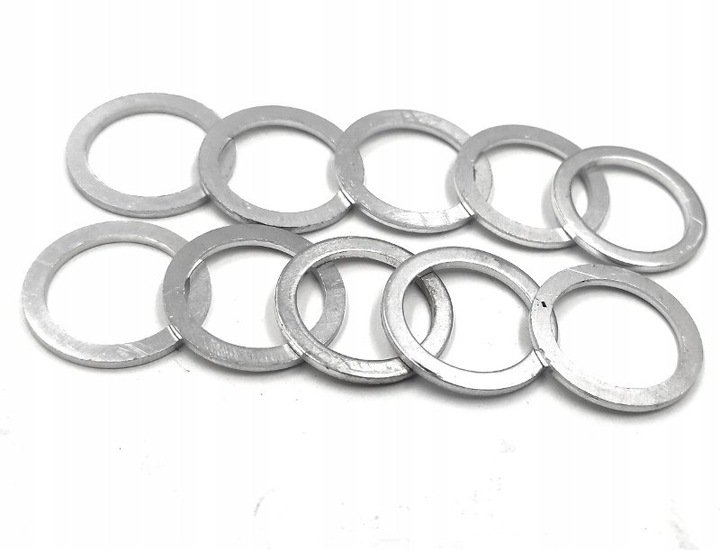 Podkładki Aluminiowe 12x16x1,5 Uszczelki Al Komplet 10szt