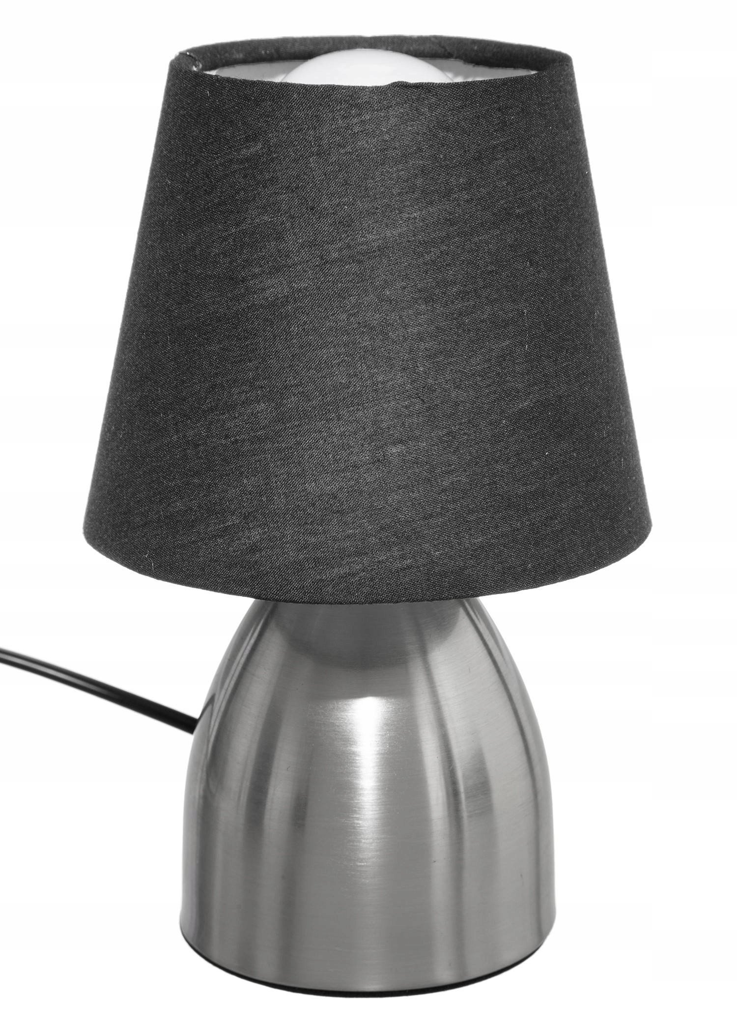 

Dekoracyjna lampka Lampa E14 stołowa Srebrno-szara