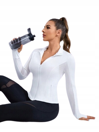 Shein Bluza Damska Sportowa Dopasowana 38 Łłg