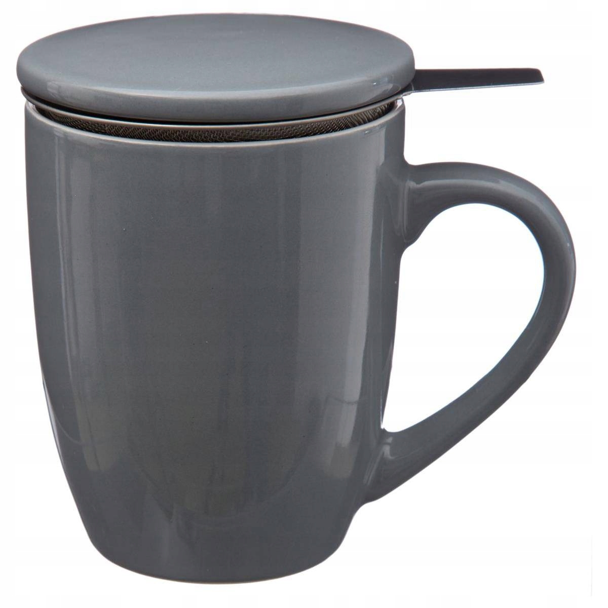 

Ceramiczny kubek z zaparzaczem i pokrywką 320 ml