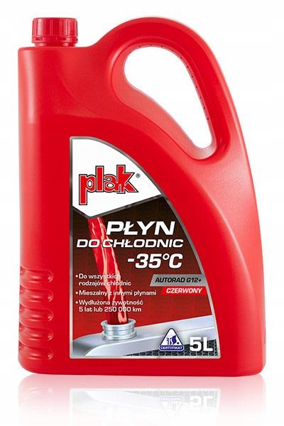 

Plak Autorad G12+ Gotowy Płyn Do Chłodnic -35C 5L