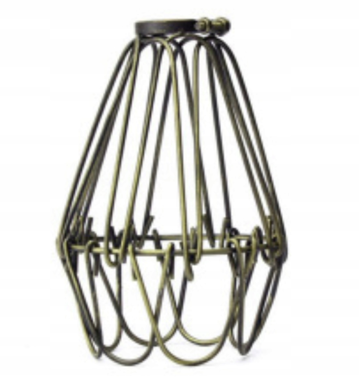 ABAŻUR DRUCIANA KLATKA KLOSZ BRONZE flower loft